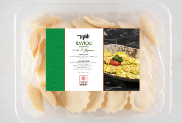 Five-cheese ravioli