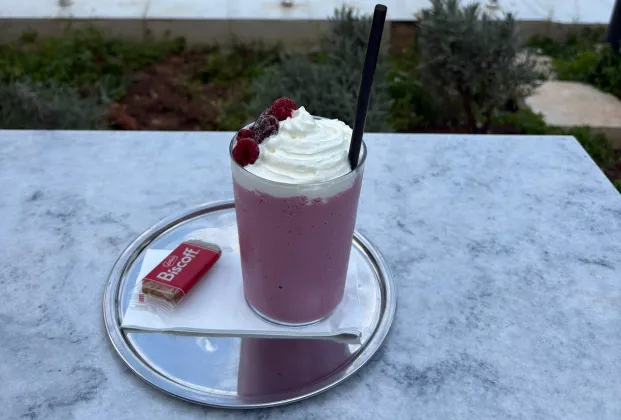 Forest fruit milkshake