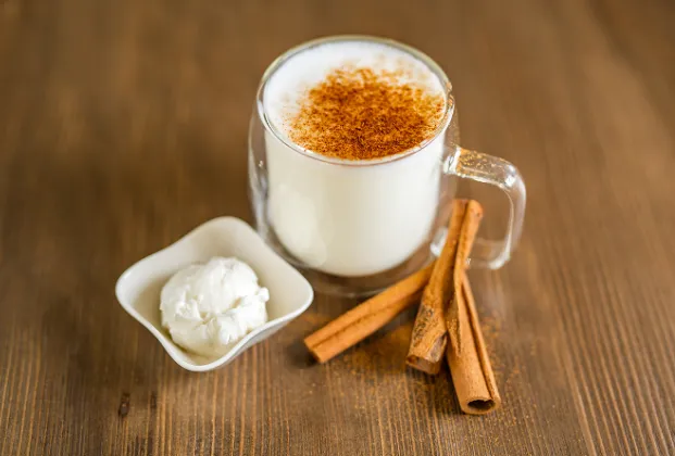 Salep with ice cream
