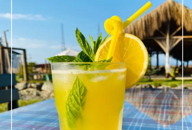 Freshly squeezed lemonade