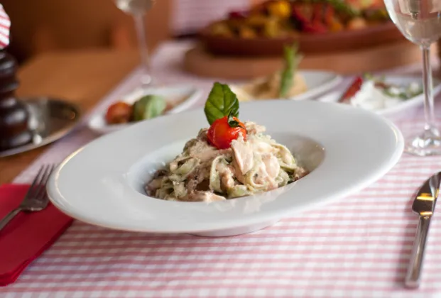 Chicken fettuccine