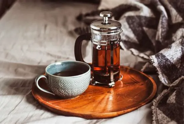French press tea
