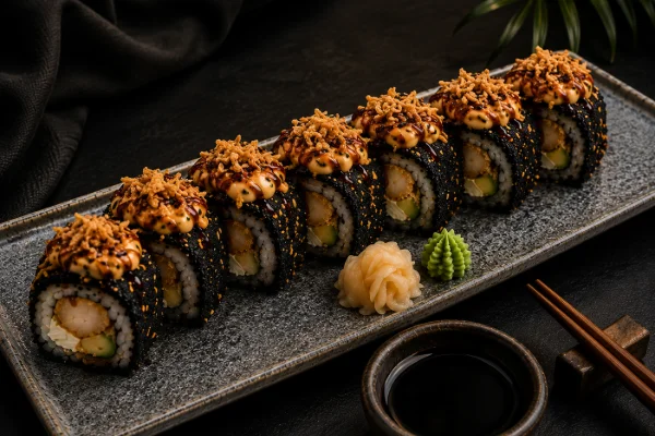 Black Dragon Roll (8 pieces)
