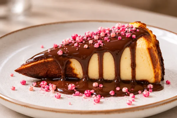 Crunch San Sebastián Cheesecake