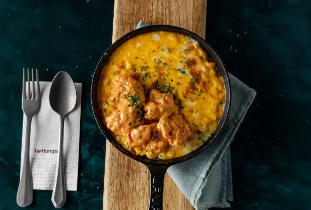 Mac & Cheese Popcorn Chicken