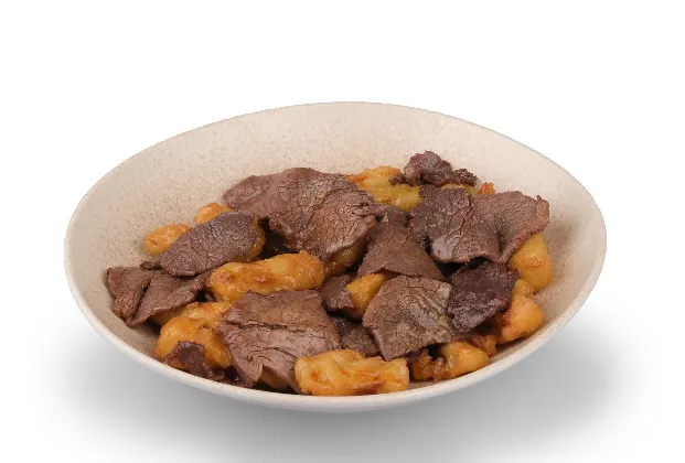 Beef with Crispy Eggplant