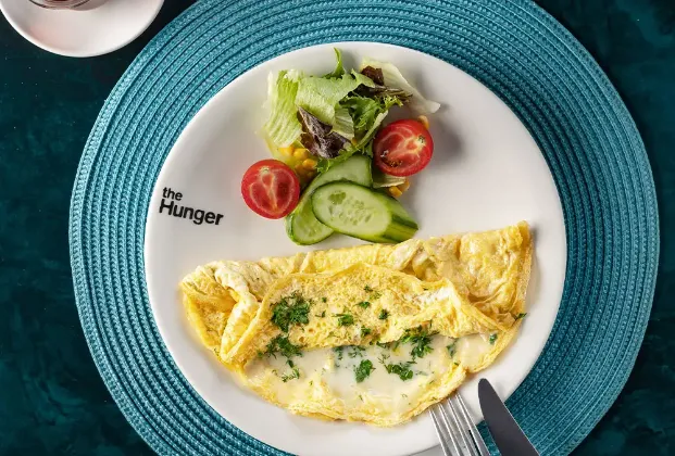 Herb and White Cheese Omelette