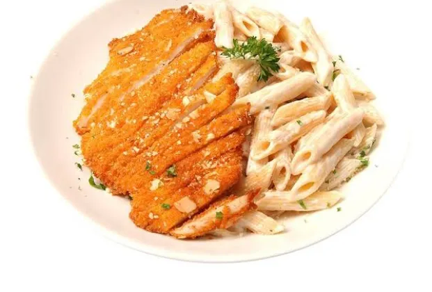 Penne with Zırh Schnitzel