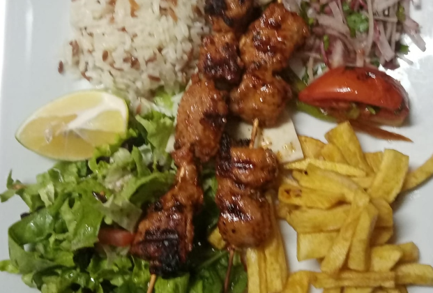 Turkish meat skewers (çöp şiş)