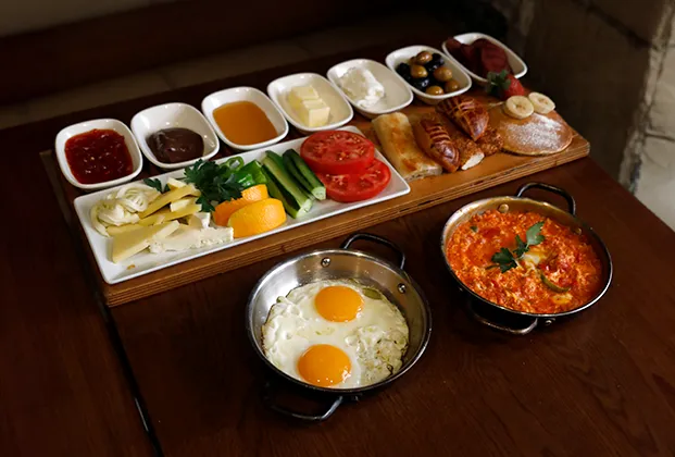 Güney Breakfast Tray (for 2)