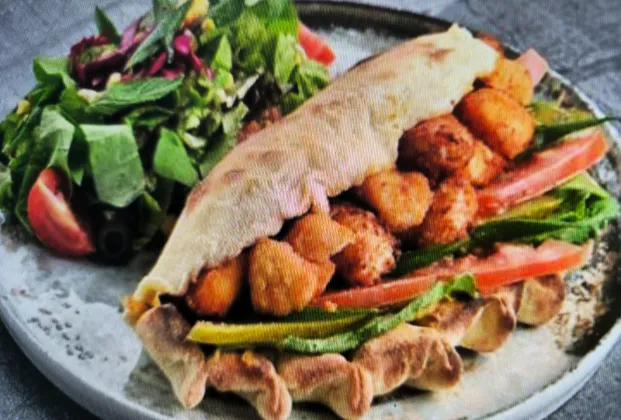 Crispy chicken panzerotti