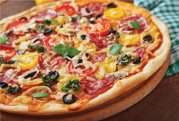 Mixed pizza