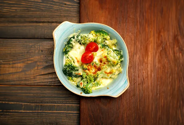 Broccoli gratin