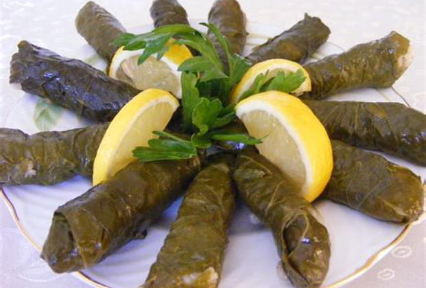 Stuffed grape leaves (yaprak sarma)