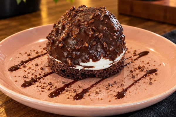 Chocolate-Covered Individual Cake