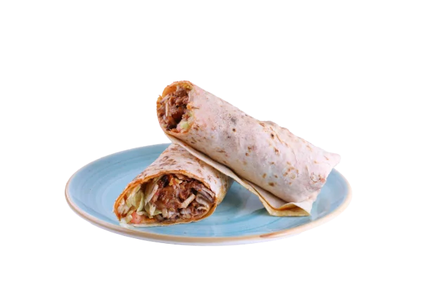 Old-style chicken döner in lavash