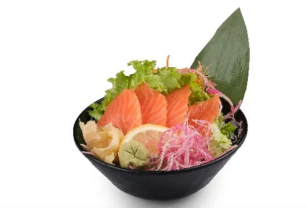 Salmon sashimi