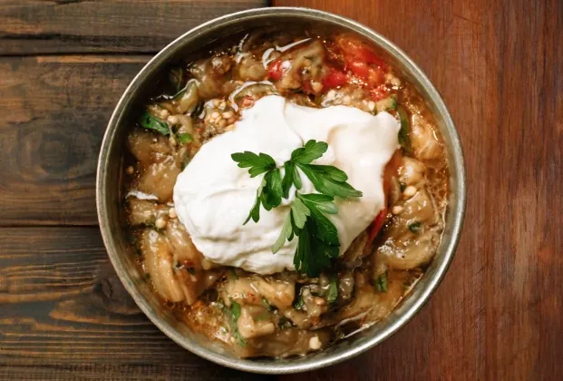 Köpoğlu (Roasted Eggplant Salad)