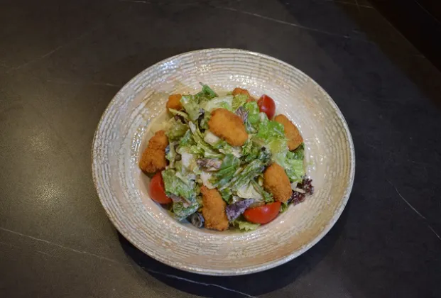 Tahini Crispy Chicken Salad