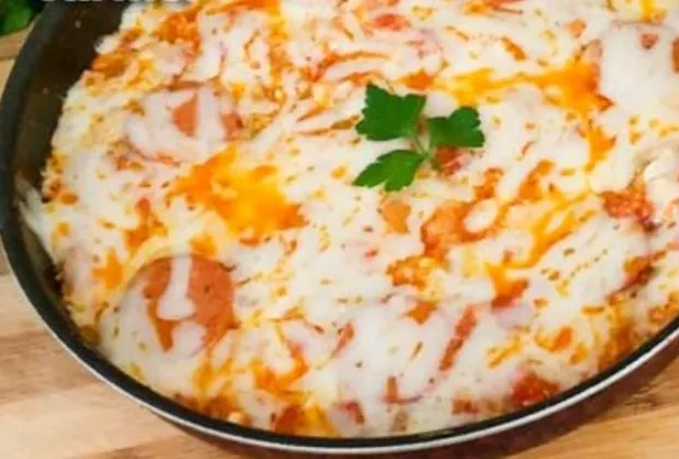 Menemen with kaşar cheese