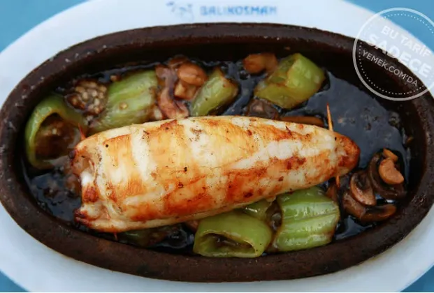 Stuffed calamari