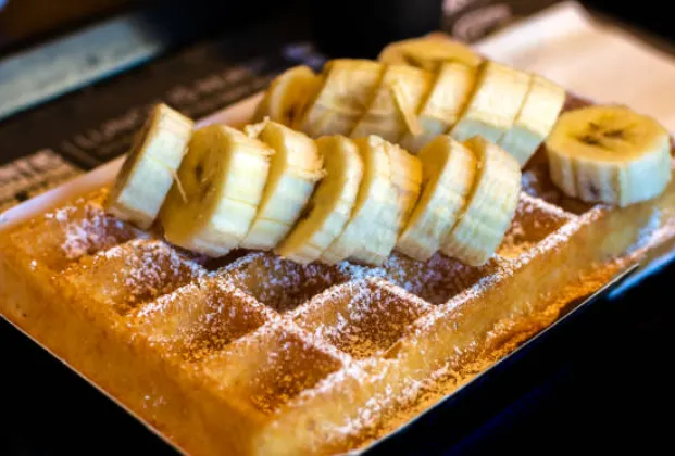 Banana waffle