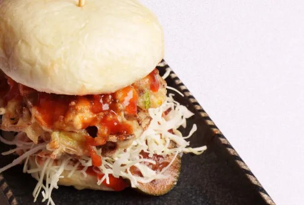 Vegetable Bao Burger