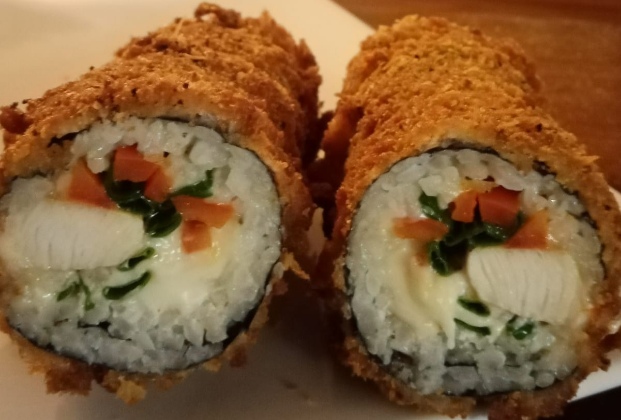 Hot Tempura Chicken Mozzarella