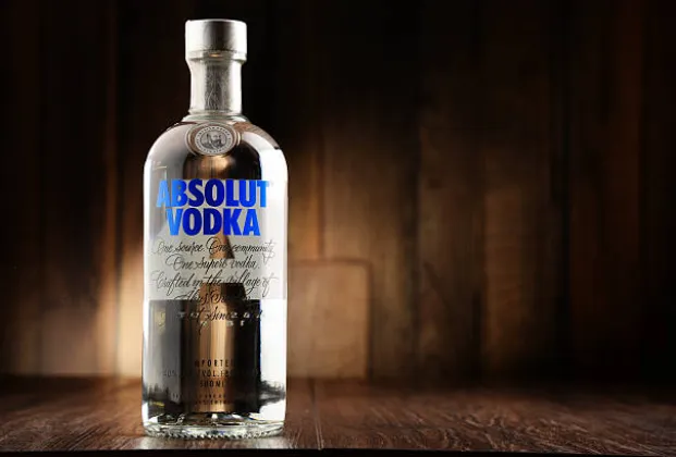 Absolut vodka, single