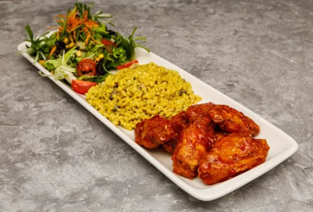 Spicy Cajun-Spiced Chicken Wing Fregola