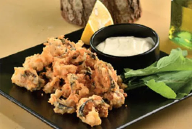 Midye Tava (fried mussels)