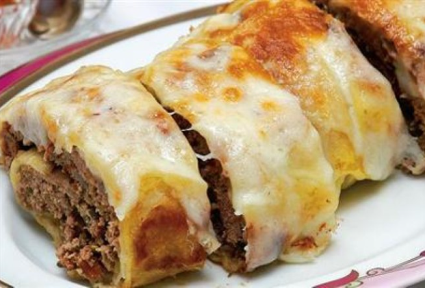 Meat crepe