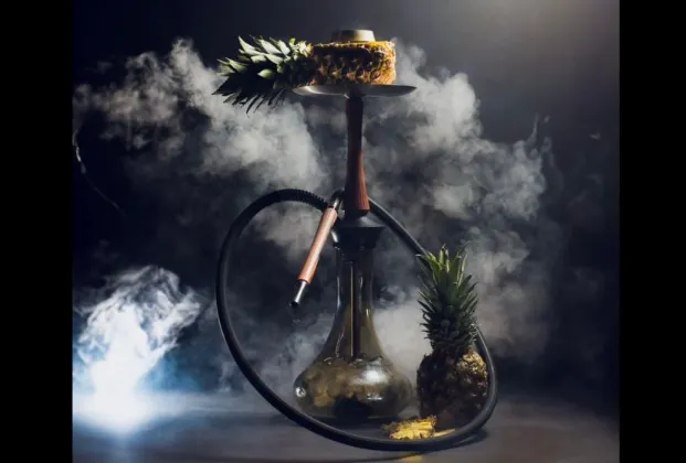 Fresh pineapple hookah