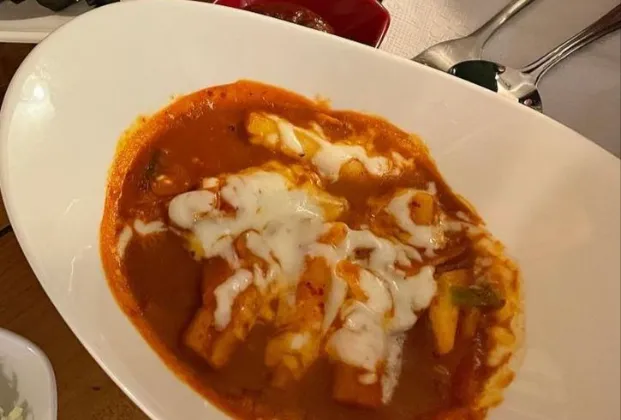 Cheese tteokbokki