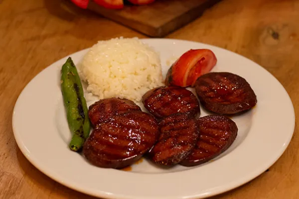 Grilled beef sucuk
