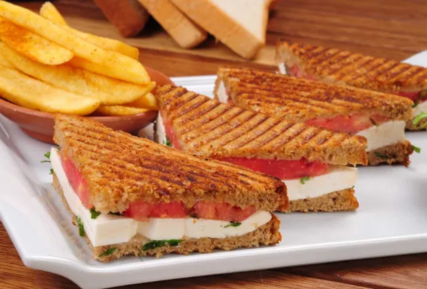 White cheese toast