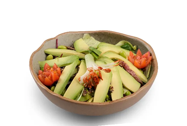Edamame quinoa salad
