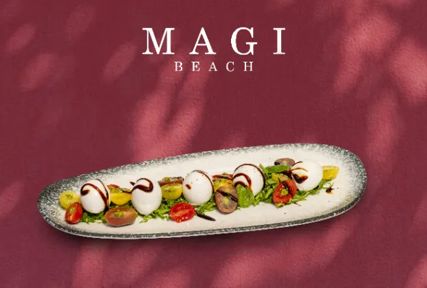Mini Buffalo mozzarella Caprese