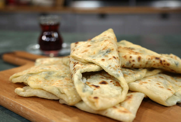 Gözleme with Kaşar cheese