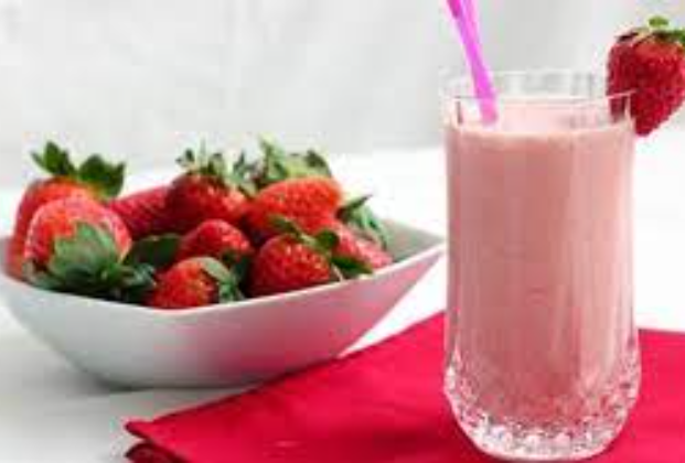 Strawberry milkshake