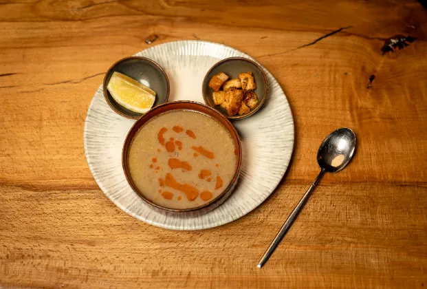 Köz Patlıcan Soup