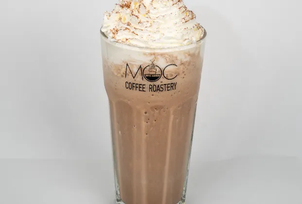 Chocolate banana cream milkshake