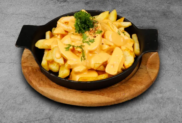 Cheddar Sauce Finger Potatoes