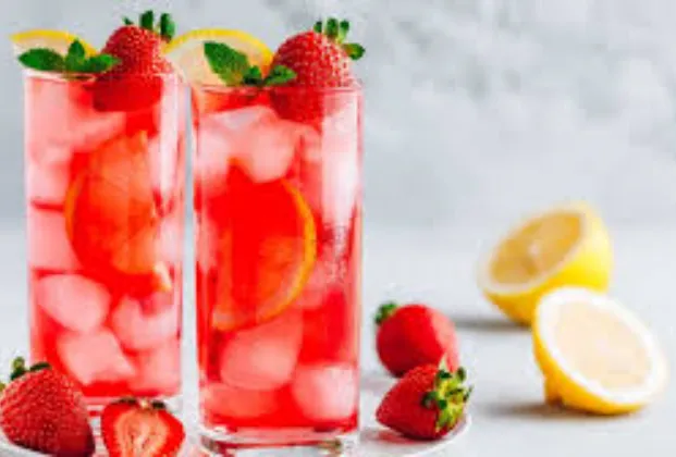 Homemade Strawberry Lemonade