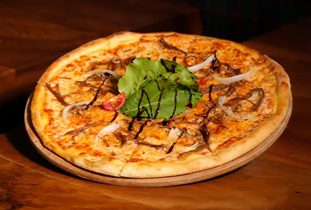 Pizza with Tiftik Meat