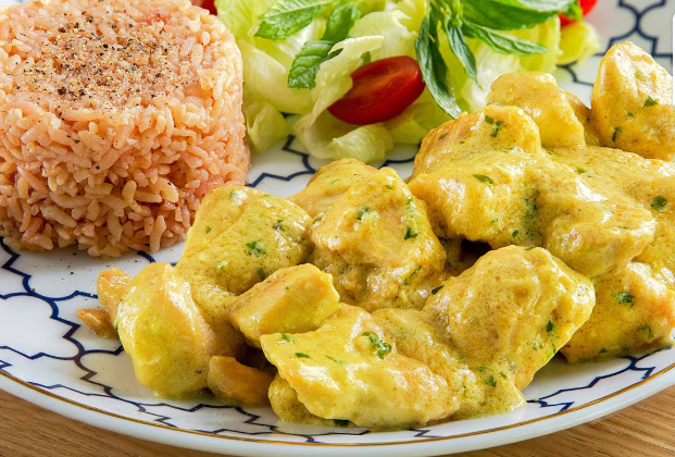 Chicken in Curry Sauce