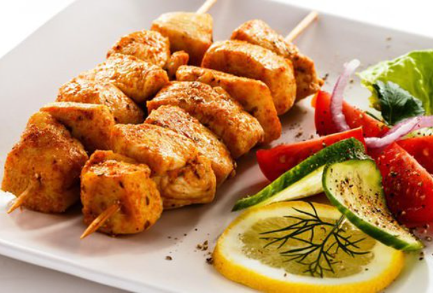 Chicken shish portion