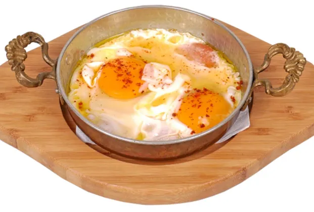Turkish-style fried eggs