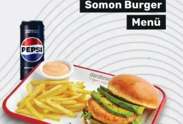 Salmon Burger Menu