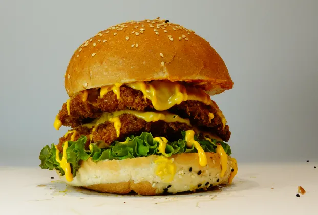 Double Chicken Burger